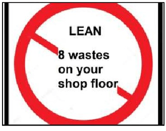 OEE monitoring to reduce 8 wastes of lean